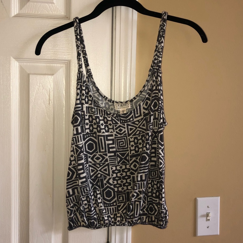 Passing/ LA Hearts Patterned Tank